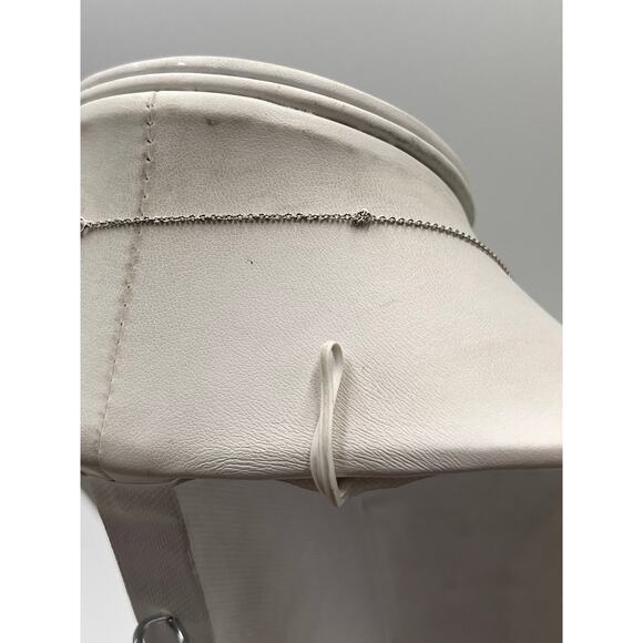 Designer 14K White Gold Cable Link Timeless Chain Necklace 18”, 1.6 grams - Picture 8 of 10